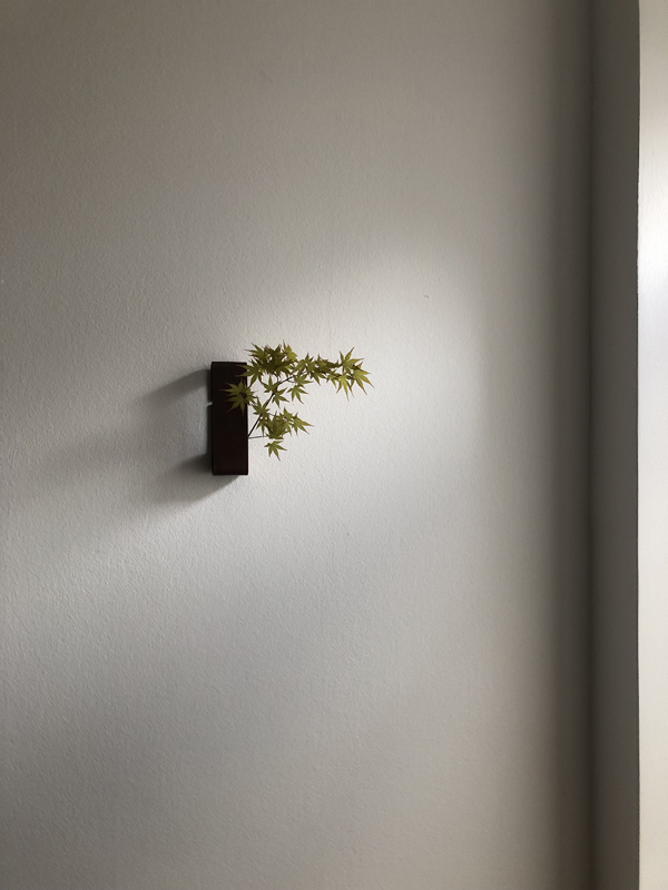 300325, maple, copper wall object, bronze vase